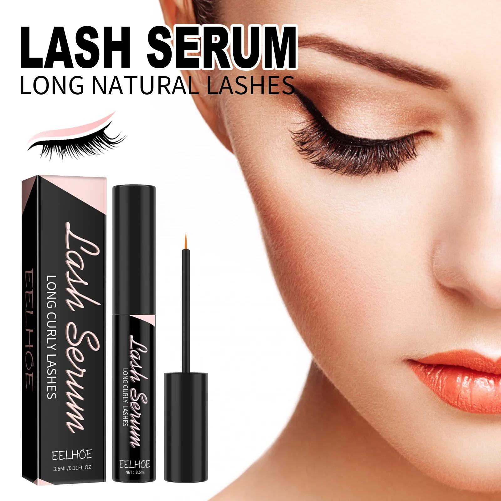 眉毛まつげエンハンサー 成長促進美容液 優しい保湿 まつげボリュームアップ 長くする 自然なカールケア 栄養を与える 非刺激性