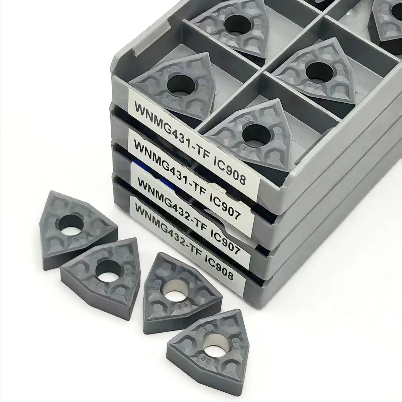 Wnmg080404 wnmg080408 tf ic907/ic908 External tool Carbide blade Lathe tool iscar wnmg 080404 CNC blade