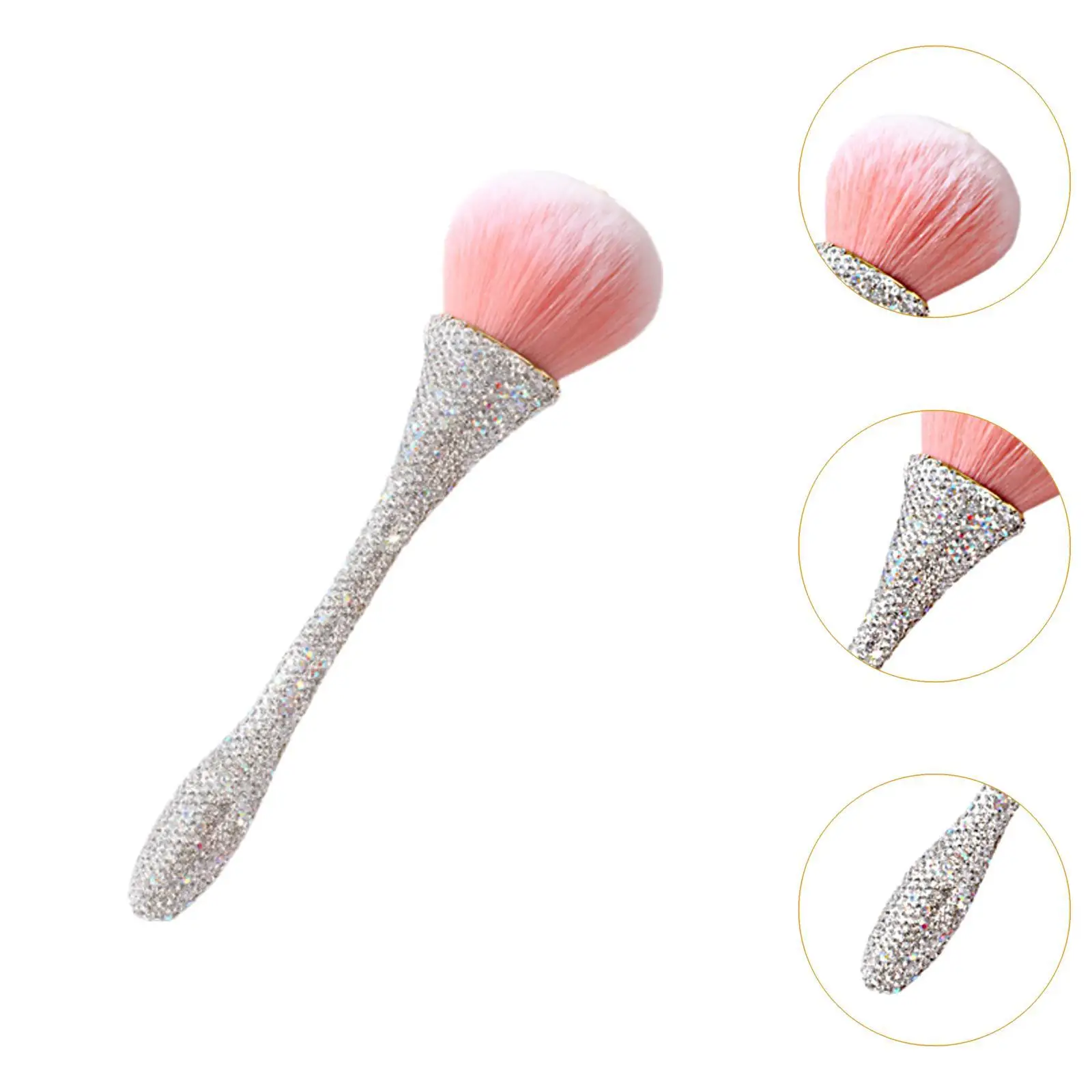 Powder Makeup Brush,Face Makeup Brush,Beauty Tool,Portable Loose Powder Brush,Blush Brush for Setting Powder,Powder Blush