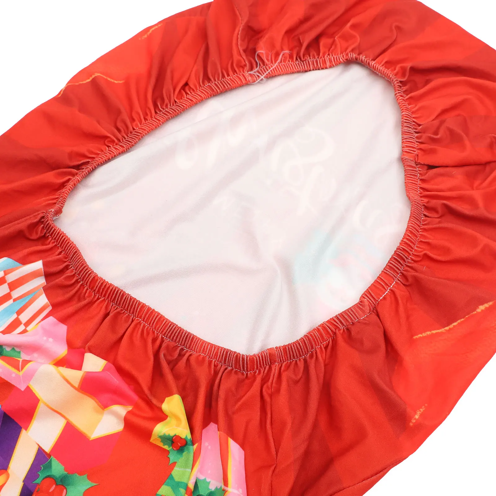 

1pc Lovely Christmas Protective Slipcover Washable Elastic Dining Room Seat Xmas Party Chair Protector Reusable Chair Cover For