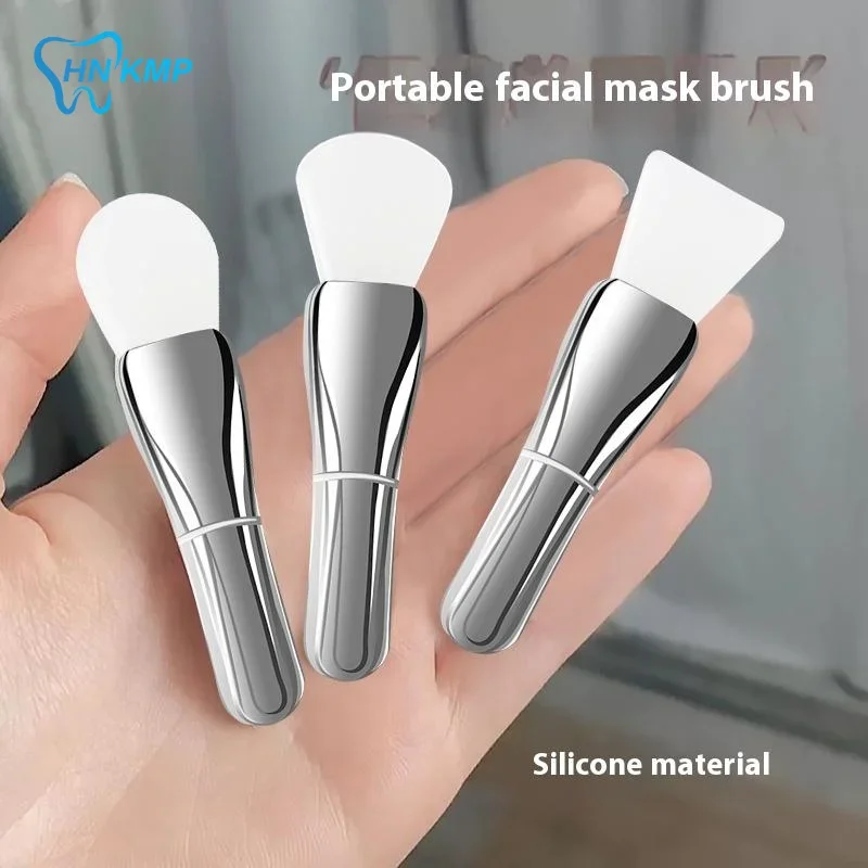Cepillo aplicador de máscara Diy de silicona, cepillo de maquillaje refrescante para salón de belleza, cepillo de cabeza suave, espátula de maquillaje de belleza, herramienta de belleza Facial