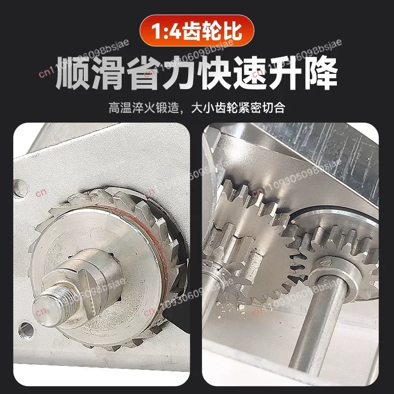 Hand winch 304 stainless steel two-way self-locking small household winch Manual winch Lifting and traction hoist