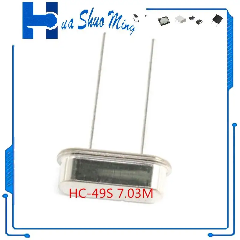 

5PCS/LOT HC-49S 7.03M 7.03906M 7.03906MHZ