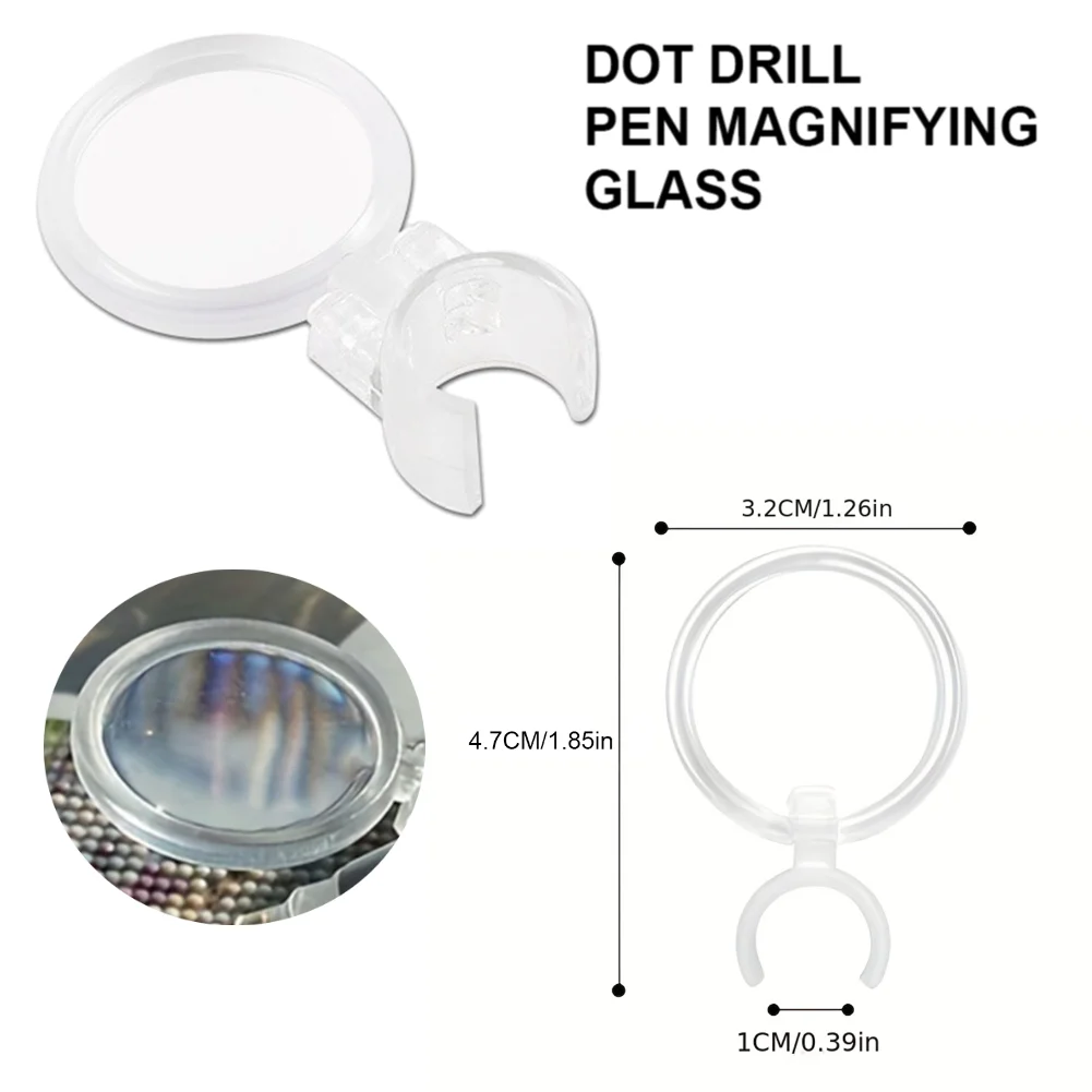 Stylo loupe pour peinture au diamant, outil de loupe, porte-stylo, stylo pour dessin, broderie