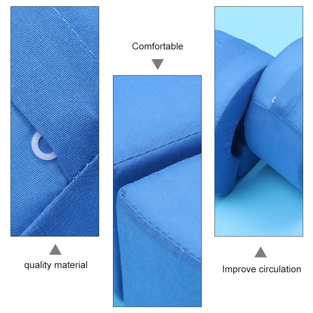 

2pcs Foot Elevator Pillow Degree Design Breathable Leg Support Cushion For Surgery Recovery Foot Care Pad