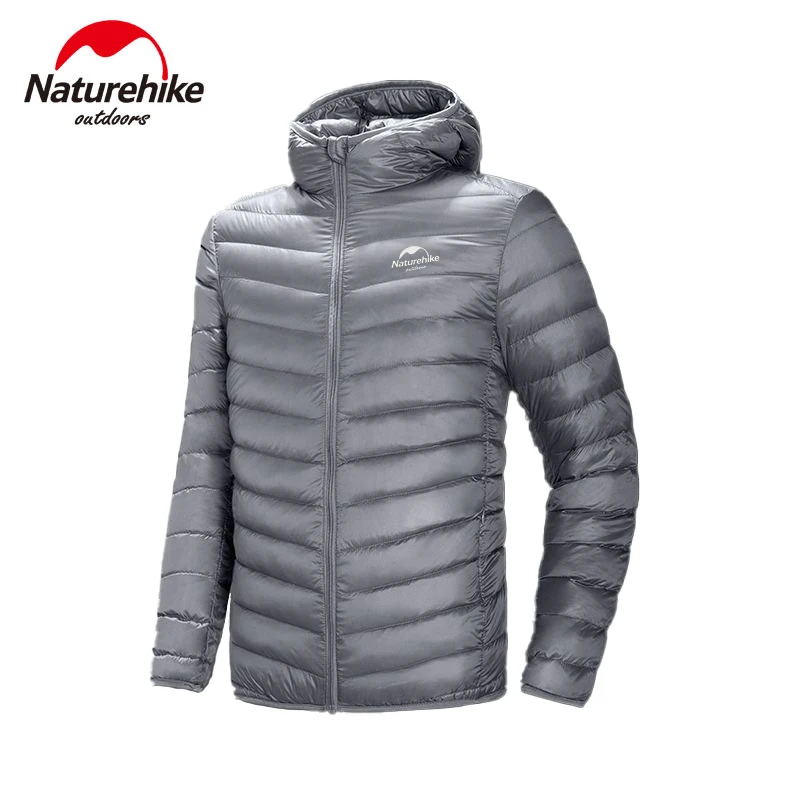 Куртка Naturehike для осени и зимы: новая улучшенная модель, ультралегкая, с утиным пухом, для мужчин, для активного отдыха, кемпинга и походов
