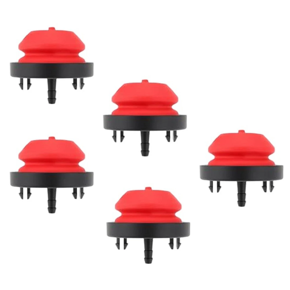 /5pcs /Red /Black For Primer Bulb Button For For Hyundai HYM530SPR HYM510SP HYM460SPE Lawn Mower Fuel Replacement Spare Parts Ac