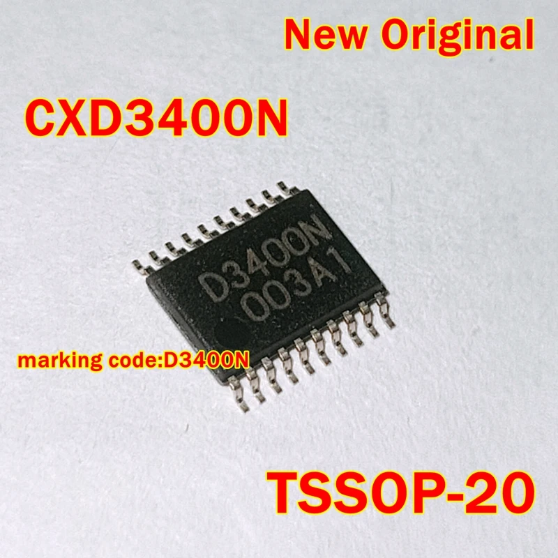 1Pcs to 20Pcs Cxd3400N New Original Marking Code:D3400N Tssop-20 6-Channel Ccd Vertical Clock Driver