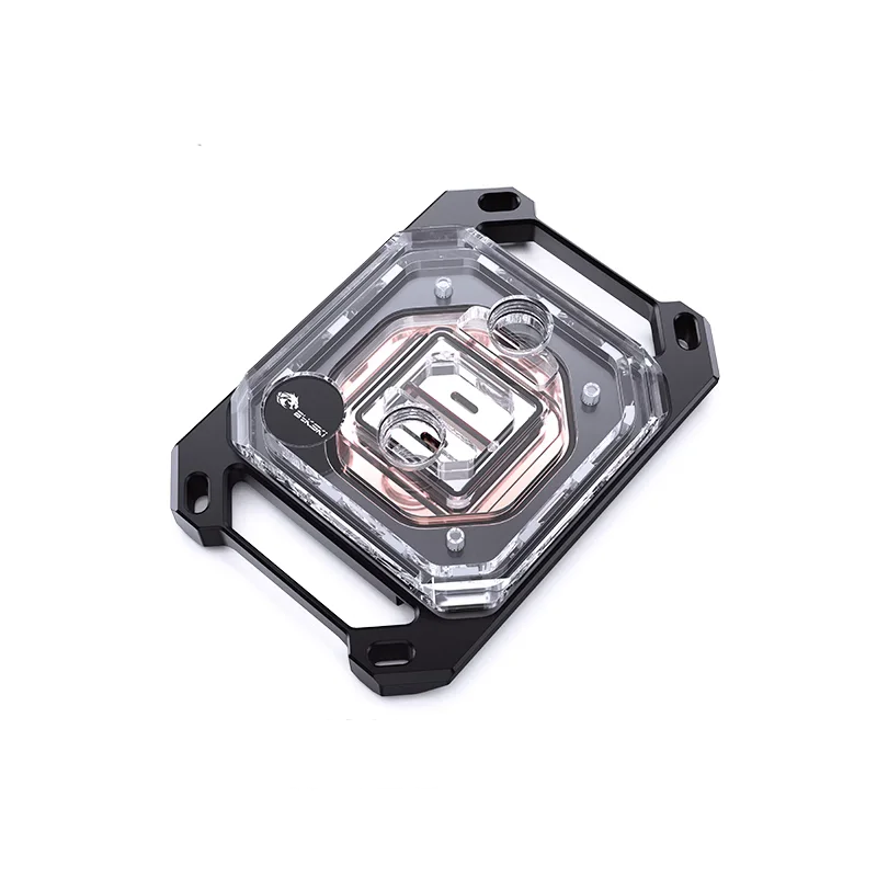 Bykski CPU Water Block  For AM5,AM4,AM3 AMD Ryzen 9/7/5/3 Processor Cooler,Acrylic,POM,0.2mm Micro Channel CPU-XPR-I/M-V3