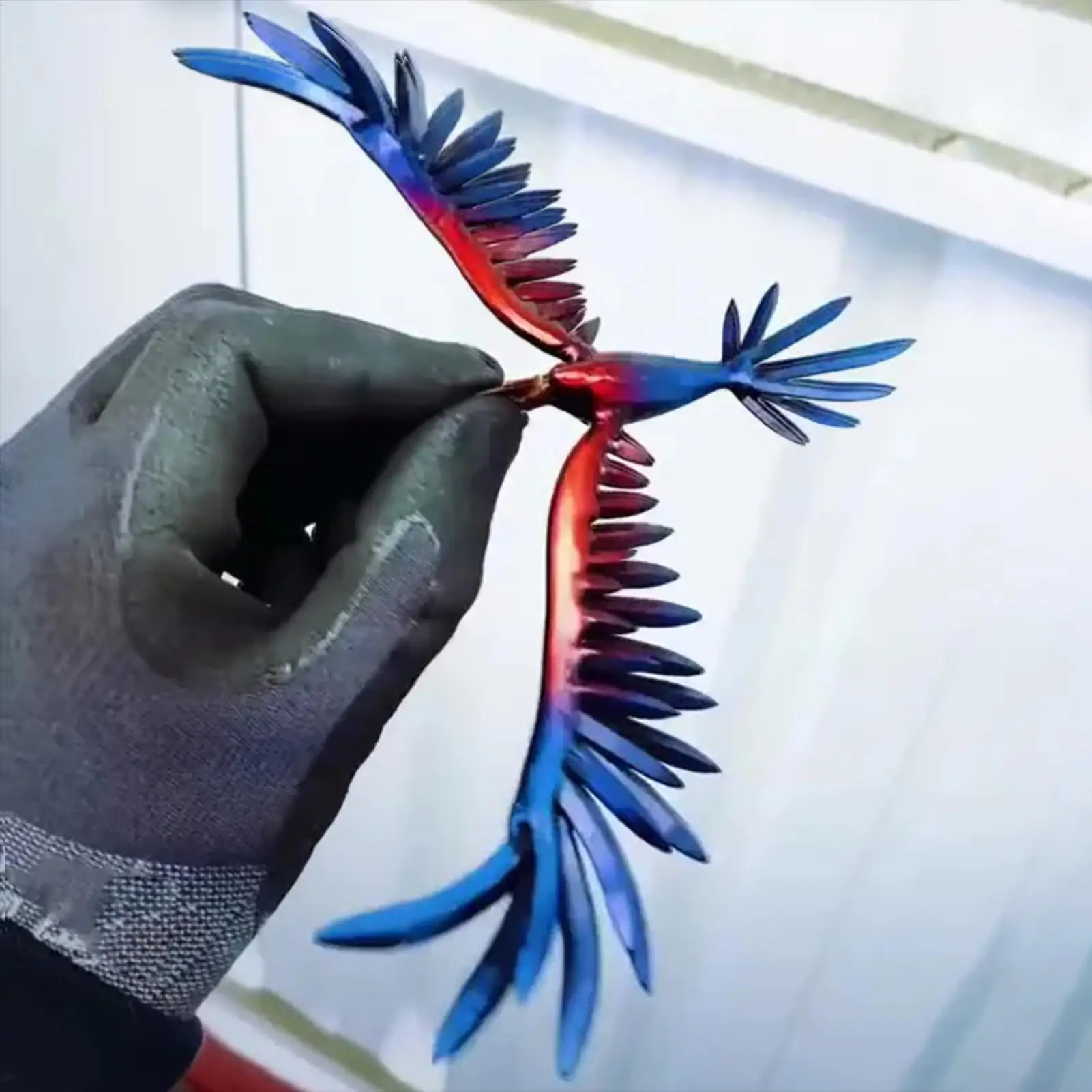 Estatuas de águila para equilibrio exterior, escultura de Metal, adorno de pájaro volador, decoración para jardín, hogar, fiesta, estante, césped decorativo