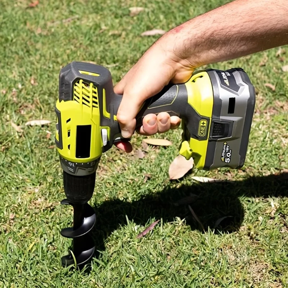 2Pcs Spiral Garden Auger Drill Bit, Earth Hole Digger, Post Hole Drill for Planting, Gardening Soil Excavator Tool
