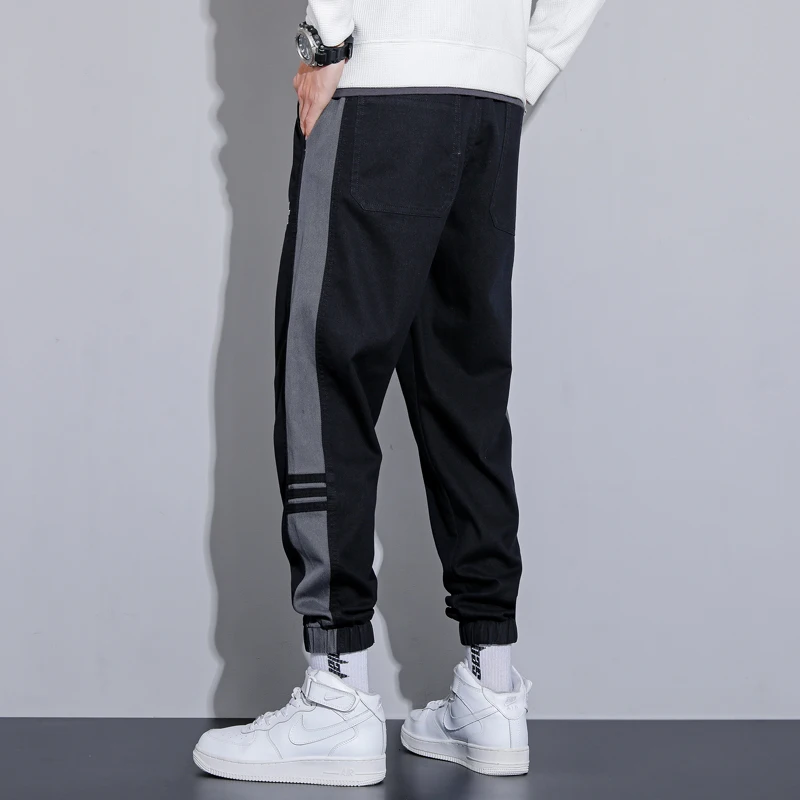 Sports Unisex Jogger Athletic Pant Male Fleece Padded Casual Men Autumn Winter Straight Trouser Outdoor Loose Fashion Sweatpants