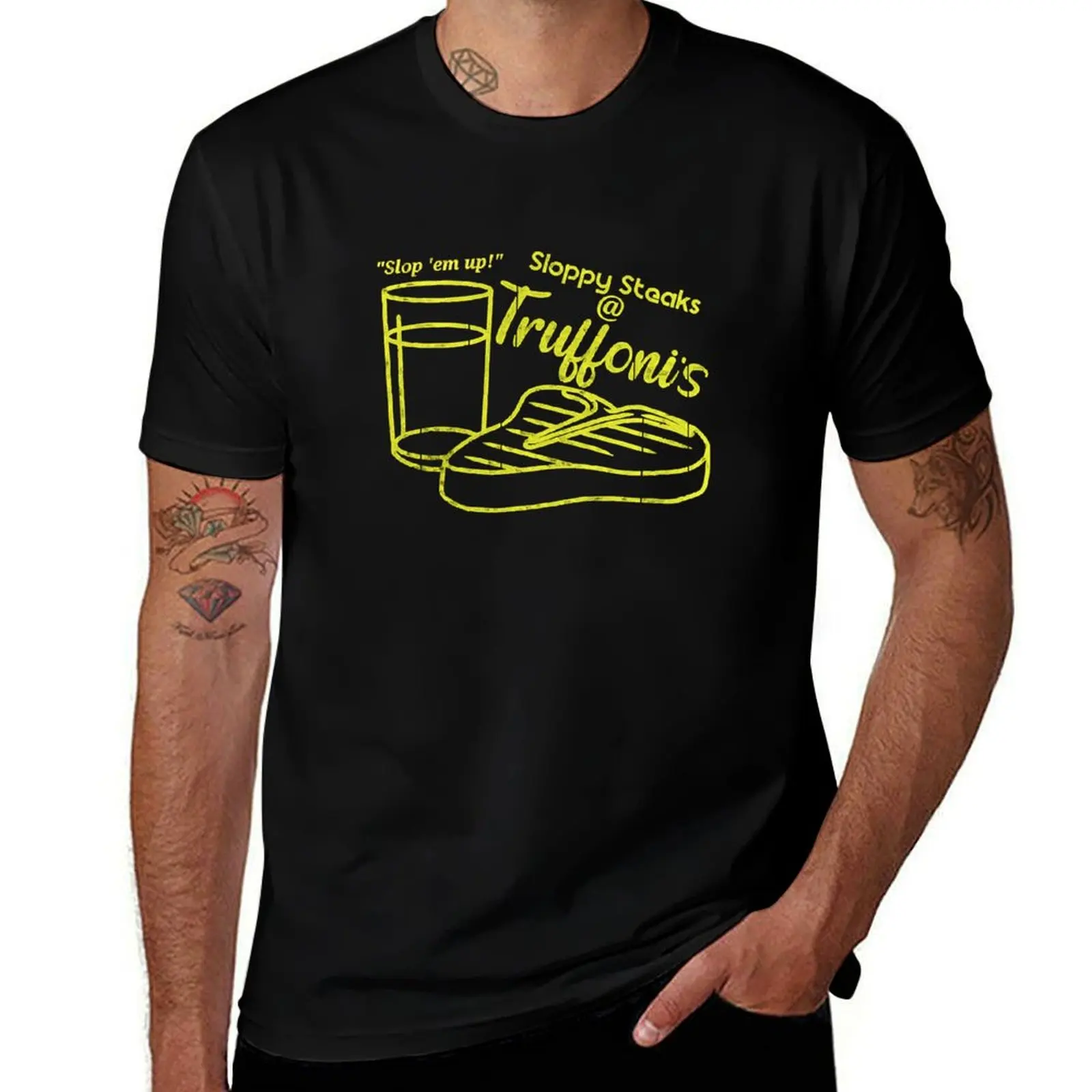 Sloppy steaks itysl T-Shirt Basic Comfort Fit T-Shirt for Men