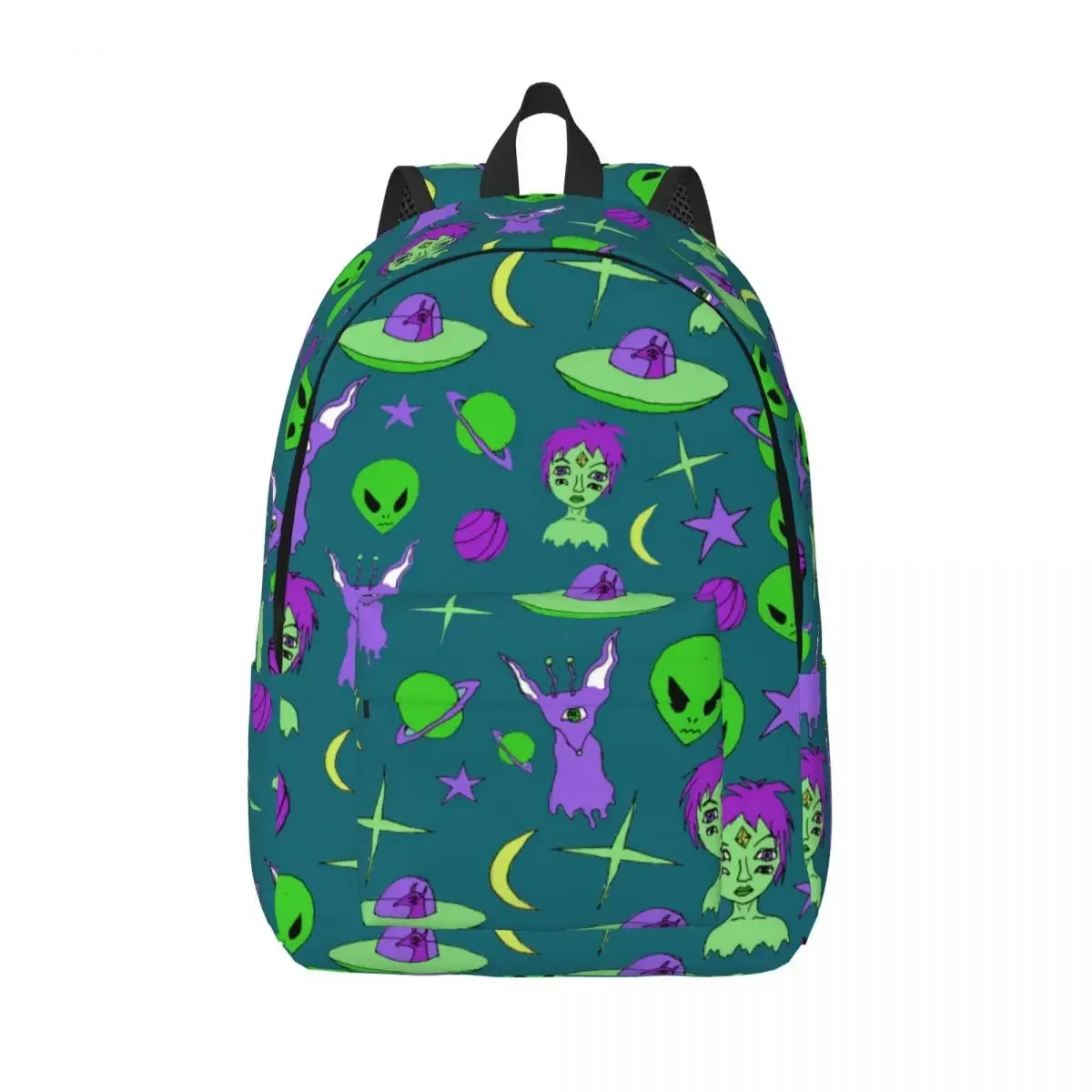 

Alien for Teens Student School Book Bags Anime Canvas Daypack Middle High College Outdoor