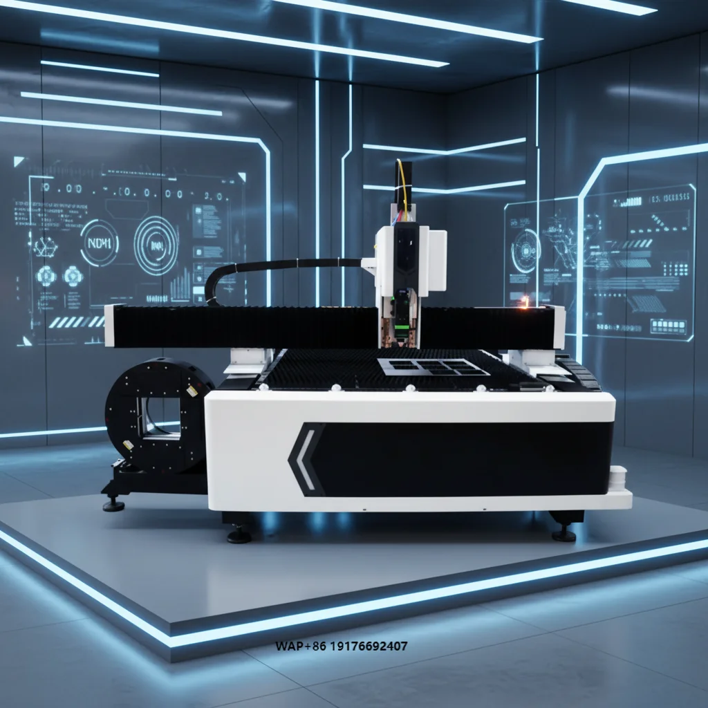 Plate and Tube IntegrateCutting Machine 1530 Metal Lazer Fiber Cutting Machine Ipg 6000w
