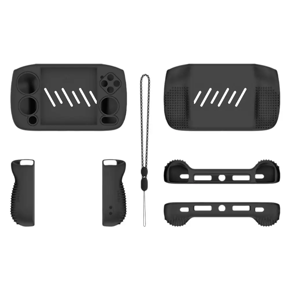 Для портативных игровых консолей Anbernic Rg Ubexx, силиконовый с пылезащитным рукавом и ремешком, устойчивым к падению K7f5