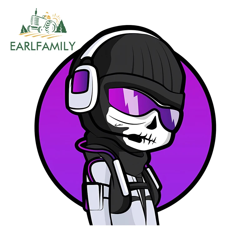 

EARLFAMILY Call of Duty Ghost Плазменные автомобильные наклейки Череп Солдат Личность Автомобильные аксессуары Зеркало заднего вида Солнцезащитный крем Графика