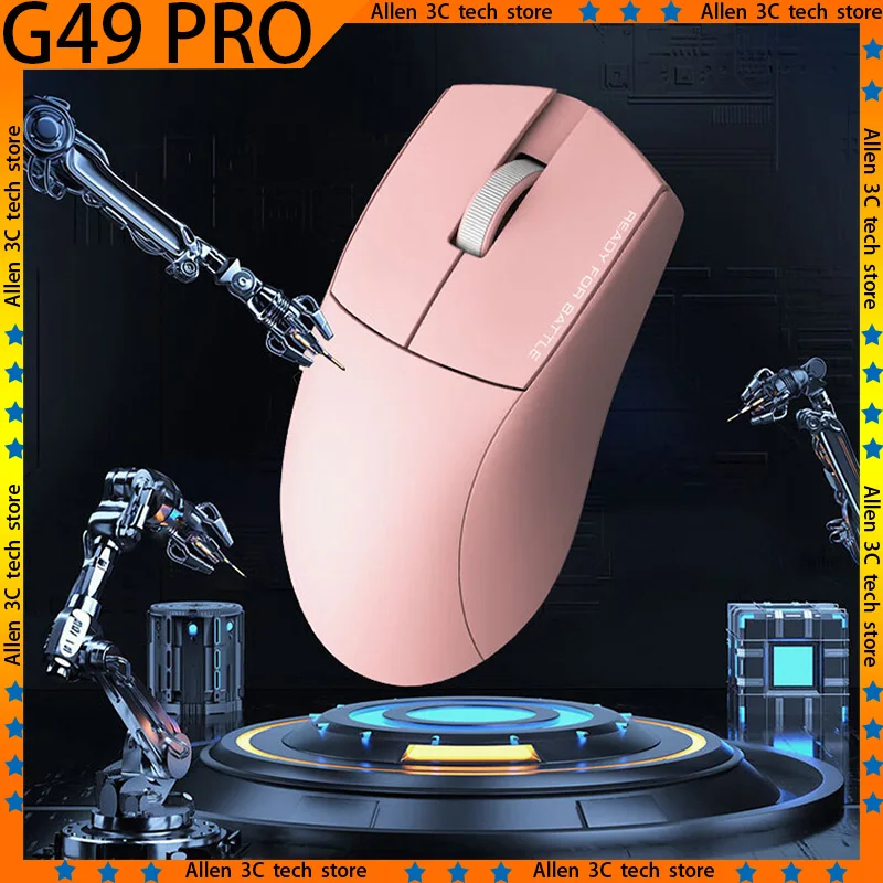 Redragon G49 PRO Wireless Mouse Bluetooth Three mode 2.4G Ultra-Lightweight 26000 DPI Ergonomic Esports Gamer PC Gaming Mouse