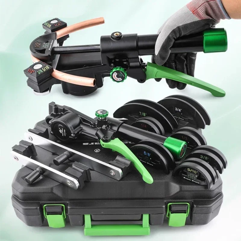

Manual Hydraulic Copper Pipe Bending Machine 6-22mm Pipe Tool Set ST-Y999 Air Conditioning Pipe Tool