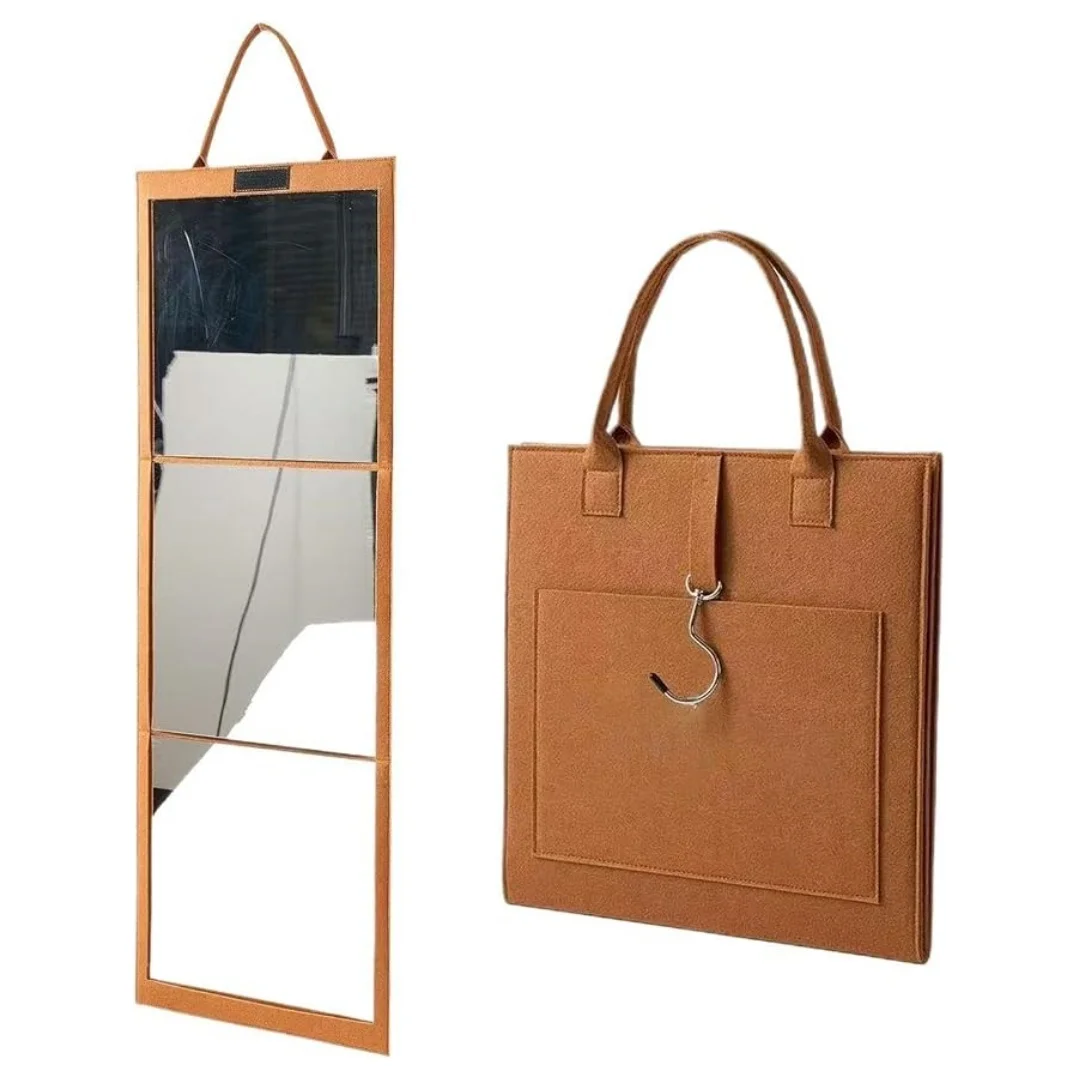 Tri Fold Full Length Mirror Full Length Acrylic Full Length Mirror Portable Acrylic Mirror Standing For Travel Daily Dressing