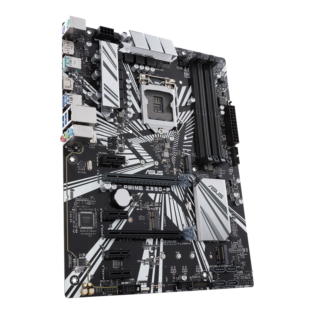 Imagem -05 - Asus-atx Placa-mãe para Mineração de Criptomoeda Prime Z390-p Lga1151 Btc Decodificação 4g Acima 6x Pcie