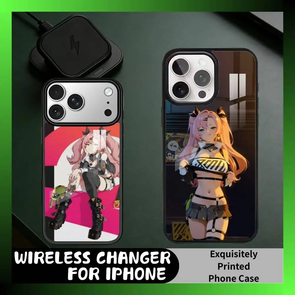 

Game Z-Z-Zero Sexy N-Nicole Phone Case For iPhone17,16,15,14,13 Plus,Pro Max Magnetic For Magsafe Wireless Charging