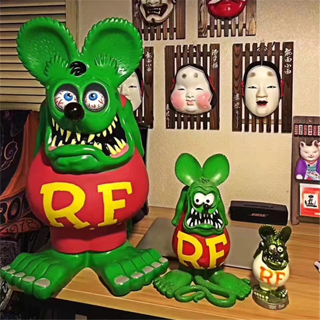 Rat Fink Legendary Model Piggy Bank Money Box 60cm Large Statue Limited  Edition Anime Figure Toy Locomotive Culture Decoration - AliExpress