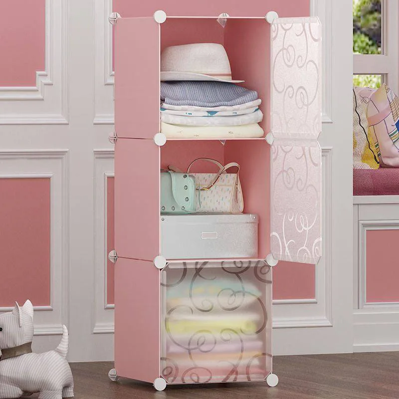 Organizer Clothes Wardrobe Bedroom Storage Partitions Cabinet Plastic Display Wardrobe Modern Guarda Roupa Trendy Furniture