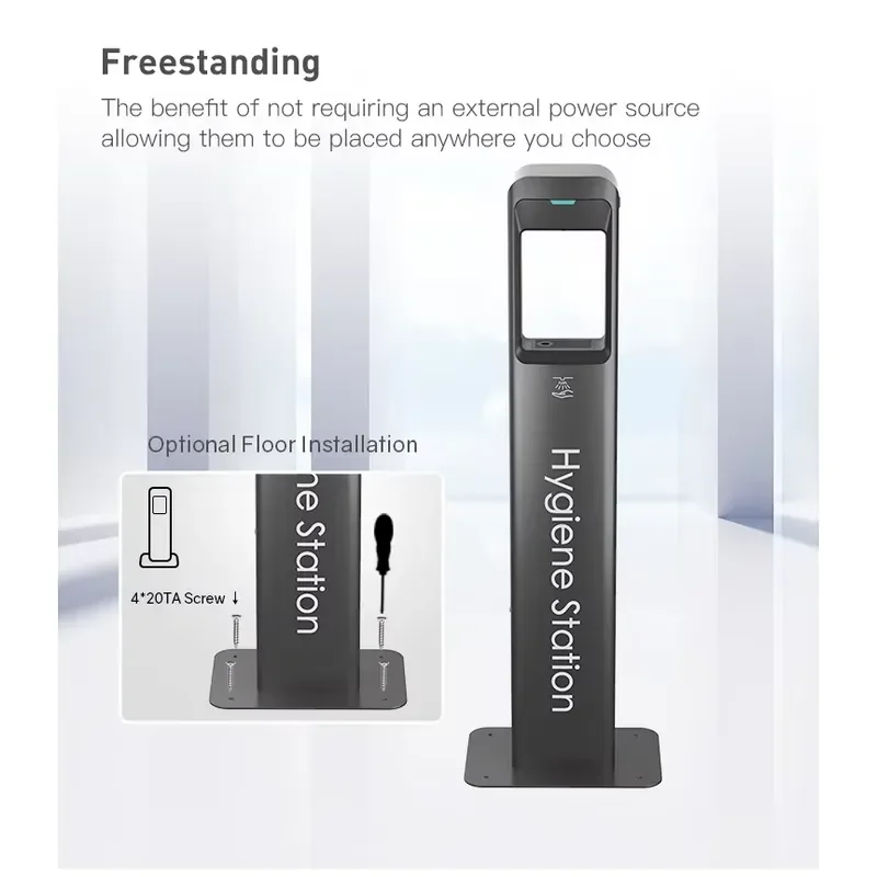 SVAVO Floor Stand 5L Hand Hygiene Sanitizer Touchless Automatic Sensor Spraying Liquid Gel Soap Dispenser view 5