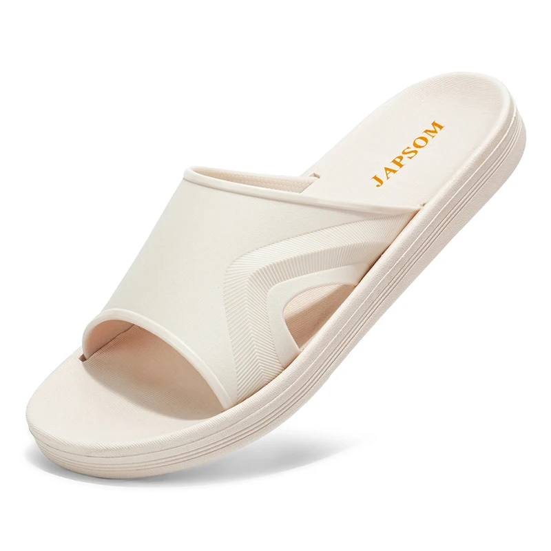Summer Fashion Slippers for Men Indoor Outdoor Sandals Beach Flip Flop Male Slides Non-Slip Shower Shoes Bathroom Bedroom view 4