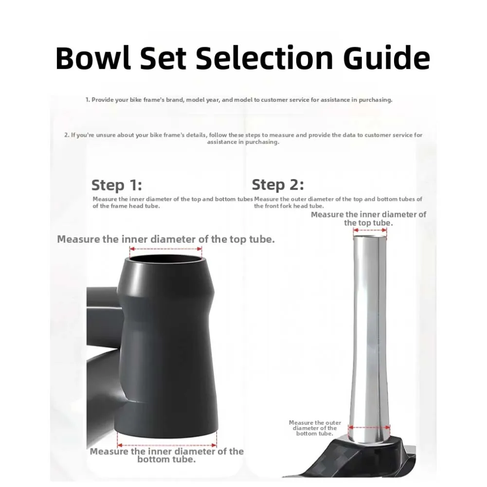 

Bike Fork Cover Aluminum Alloy Headset Aluminum Double Bearing Headset Compatible With Road And Mountain Bikes