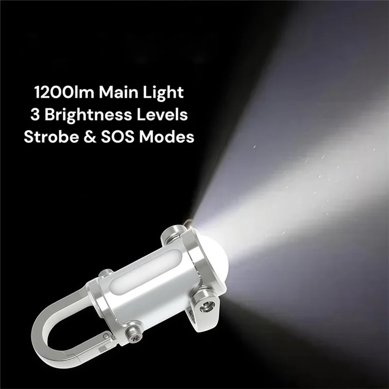 flyy-ミニトーチ、ポケットサイズのlumilinksミニトーチ、3-in-1懐中電灯＆モバイルバッテリー＆キーホルダー