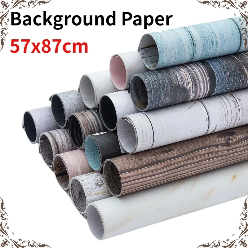 Photo Wallpaper Studio Backdrops for Photographers 2-Sided  Accessories Food Nails Props Photography Background Paper Photophone