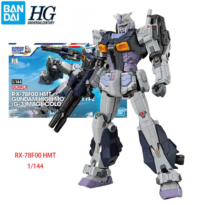 

В наличии BANDAI HG 1/144 GUNDAM RX-78F00 HMT японские сборные модели Ver. Коллекционные Аниме фигурки героев