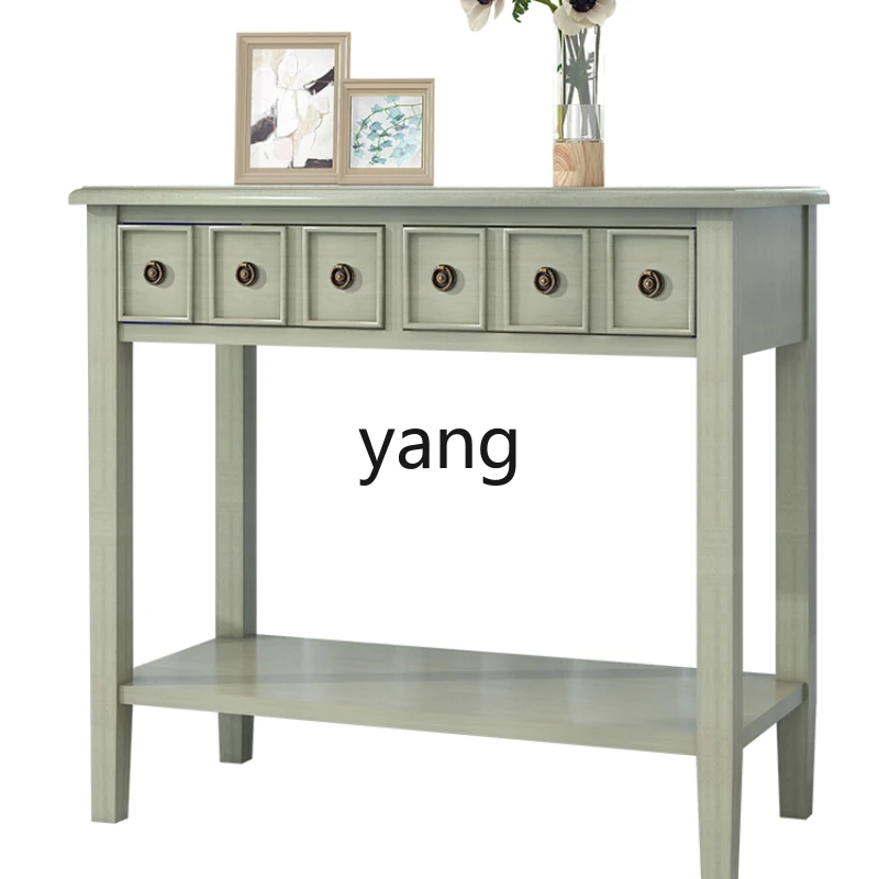 

LXL Simple Console Hallway Corridor Aisle Cabinet Minimalist Retro Decorative Table