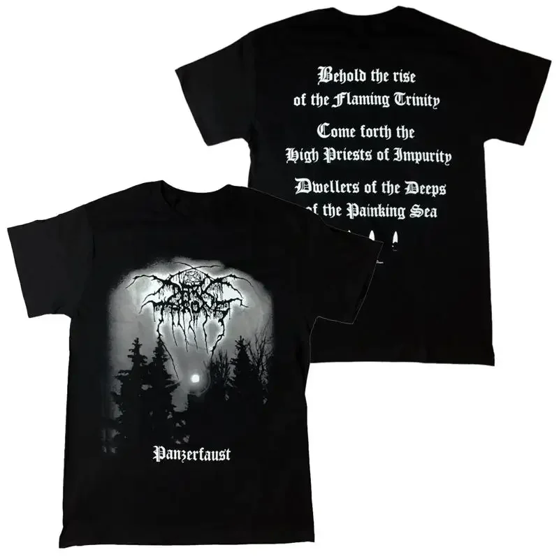 Darkthrone Band For Fans Cotton Black T Shirt Full Size Ag535