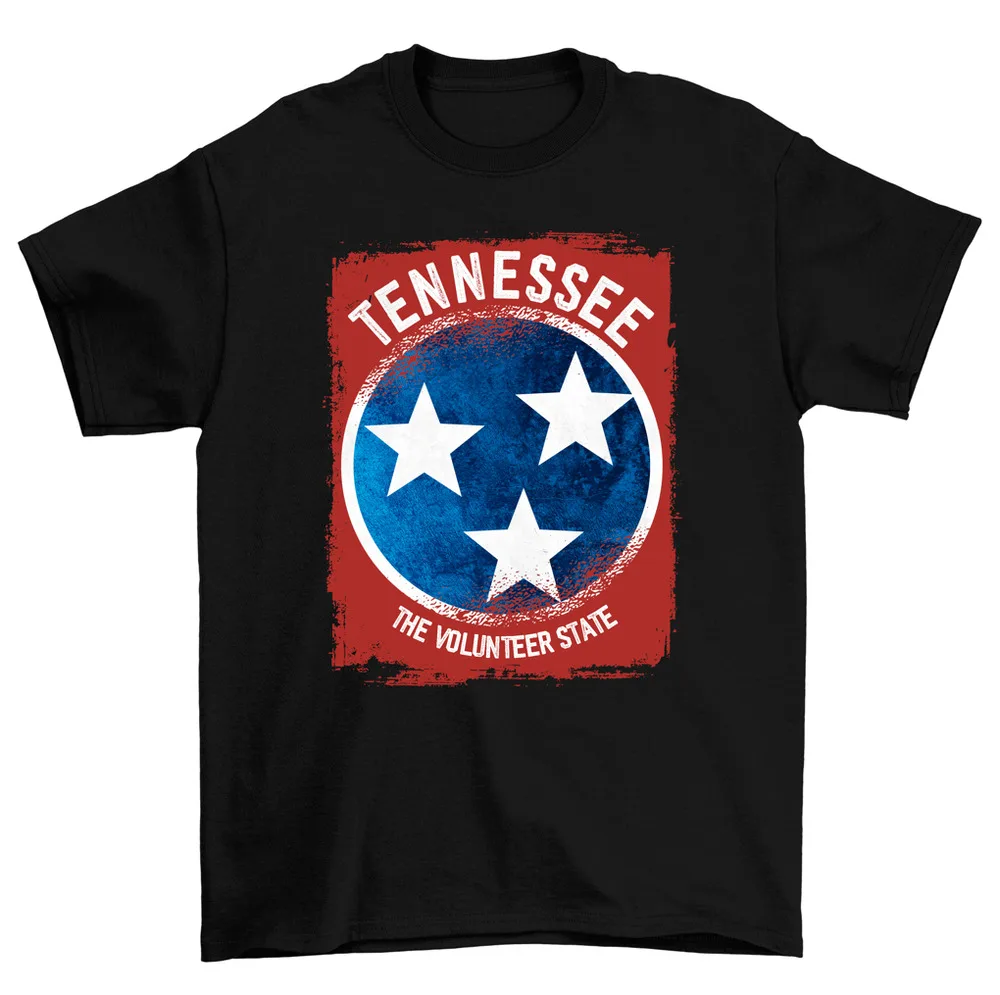 Tennessee The Volunteer State Flag Star Nashville T-Shirt Men Women High Quality 100%Cotton Short Sleeve