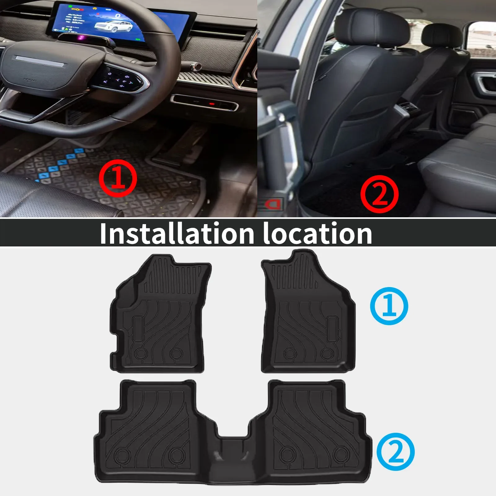 for Daewoo Chevrolet Matiz 1998-2015 Eco-Friendly TPE Floor Mat & Trunk Pad Non-Slip Dustproof Car Interior Accessories