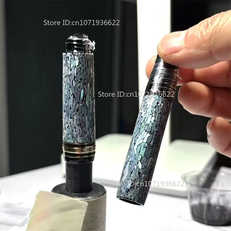 جديد Wingsung 630/ADMOK 800 Raden نمط ماكي-eTraditional أم اللؤلؤ المكبس قلم حبر التحبير الطلاب الكتابة هدية القلم