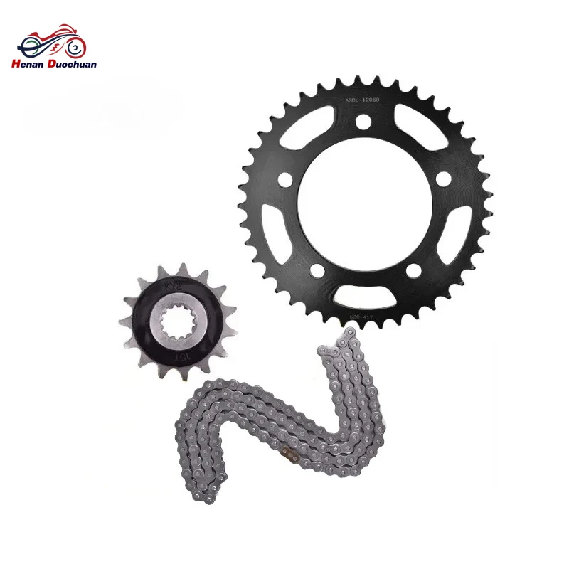

520 15 41 Tooth 15T 41T Motorcycle Drive Chain and Front Rear Sprocket Set for Honda CB500 CB 500 FA-J X/XA-J CB500X CB500F