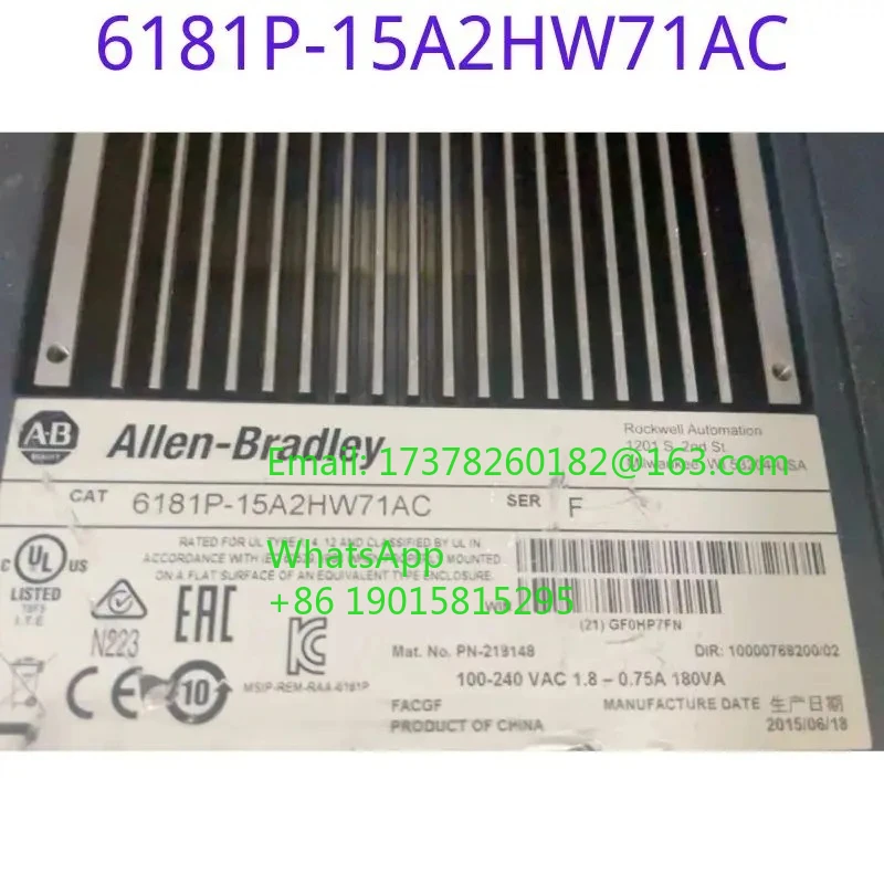 Gebrauchter Touchscreen 6181P-15A2HW71AC Funktionstest OK