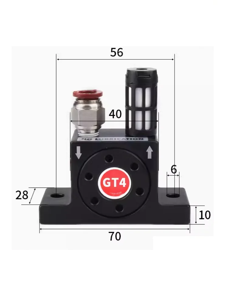 

Pneumatic turbine vibration vibrator industrial blanking vibrator GT4/GT6/GT8/GT10/GT13/GT16/GT20