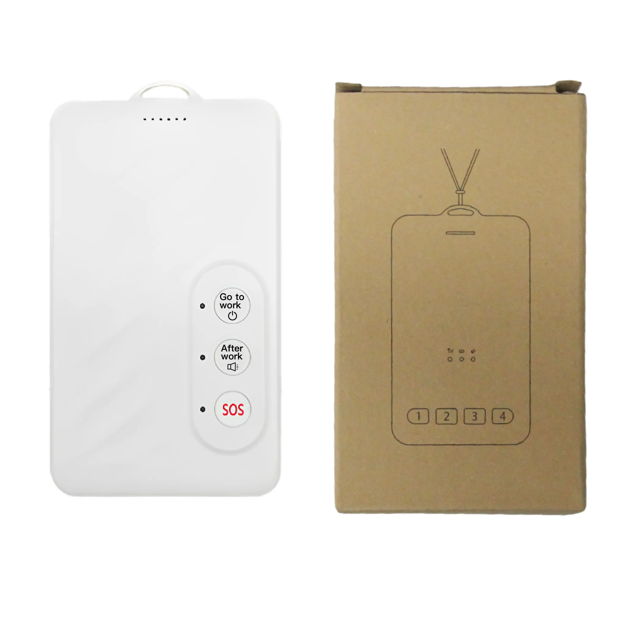 Zoobii M8 جهاز تعقب GPS لاسلكي لكبار السن الأطفال في الوقت الحقيقي لتحديد المواقع SOS محدد المكتب الشخصي/بطاقة الهوية المدرسية لتحديد المواقع المقتفي