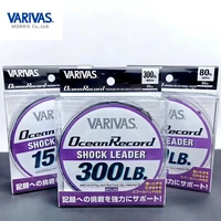 Línea de pesca VARIVAS Original de Japón, línea de pesca con cable frontal de plomo para grabar en el océano, 50M/30M, 35LB-370LB, línea de pesca japonesa