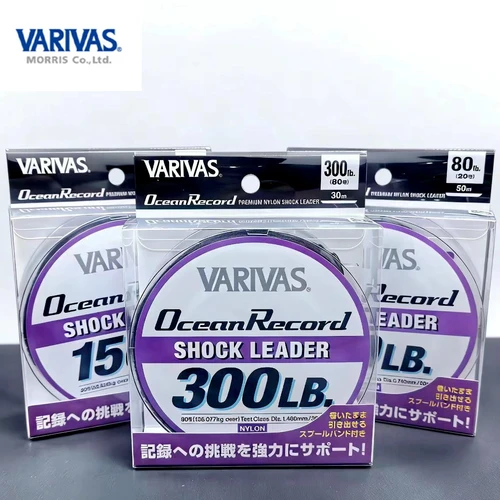 Imagen 1 del producto Línea de pesca VARIVAS Original de Japón, línea de pesca con cable frontal de plomo para grabar en el océano, 50M/30M, 35LB-370LB, línea de pesca japonesa