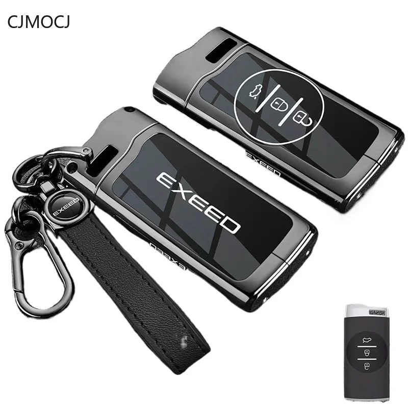 

Premium Zinc Alloy Key Cover for EXEED Starlightrun Lingyun Zhuifeng Lanyue CDM - Protective Key Case Keybag Keychain