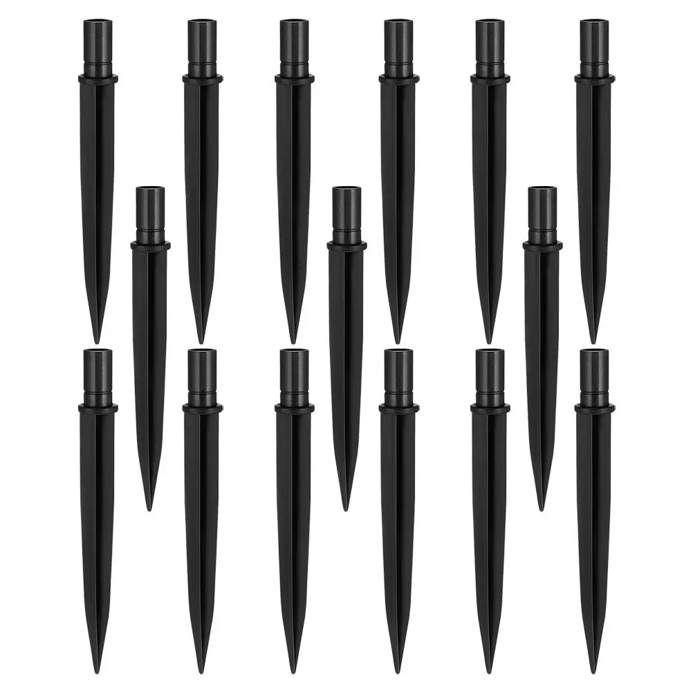

15 шт. пластиковых колышков для крепления солнечных светильников, садовых фонарей, декоративных элементов для газона