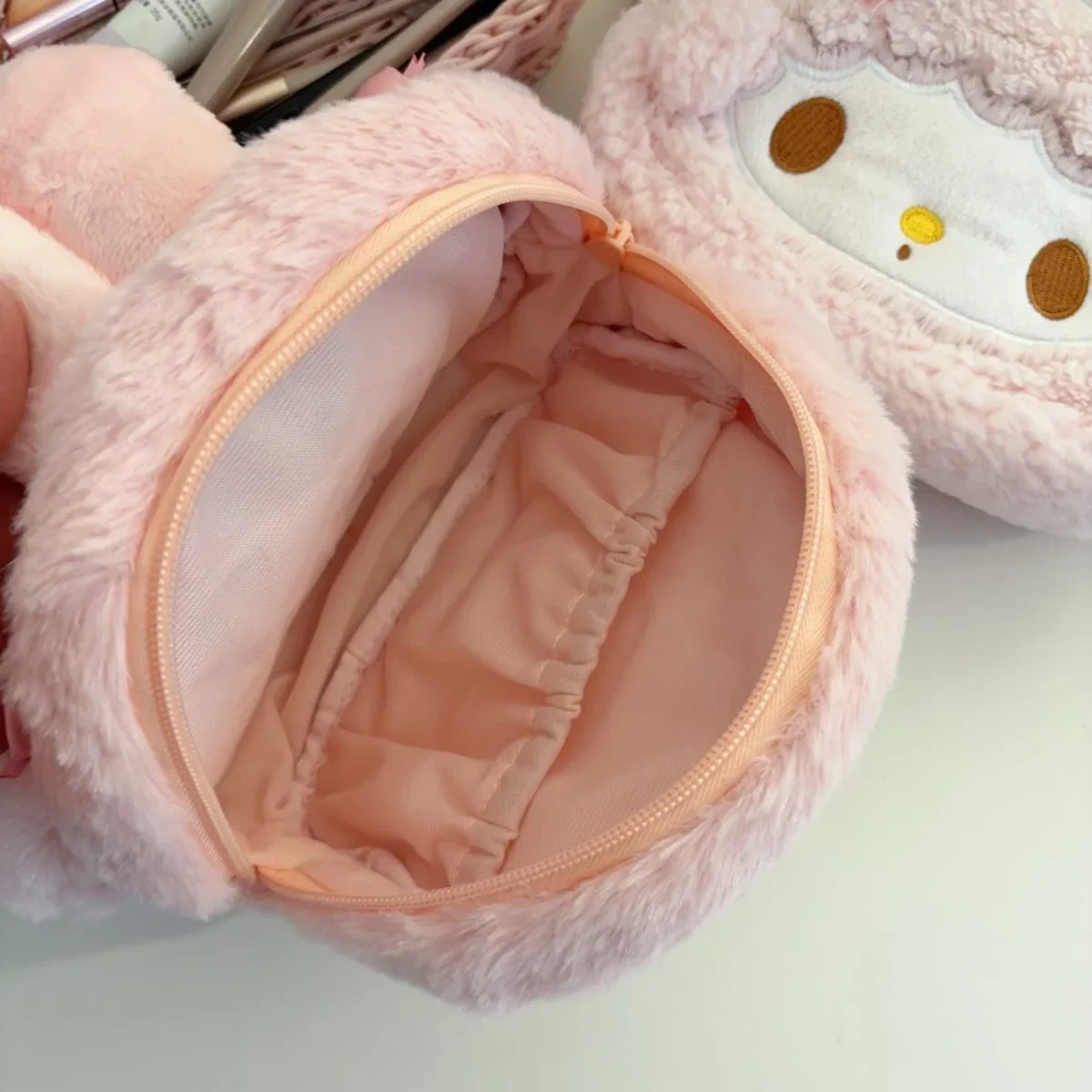 素敵なマイメロディ化粧品バッグ和風アニメピンクポータブル化粧バッグ旅行漫画鉛筆ケースギフト女の子