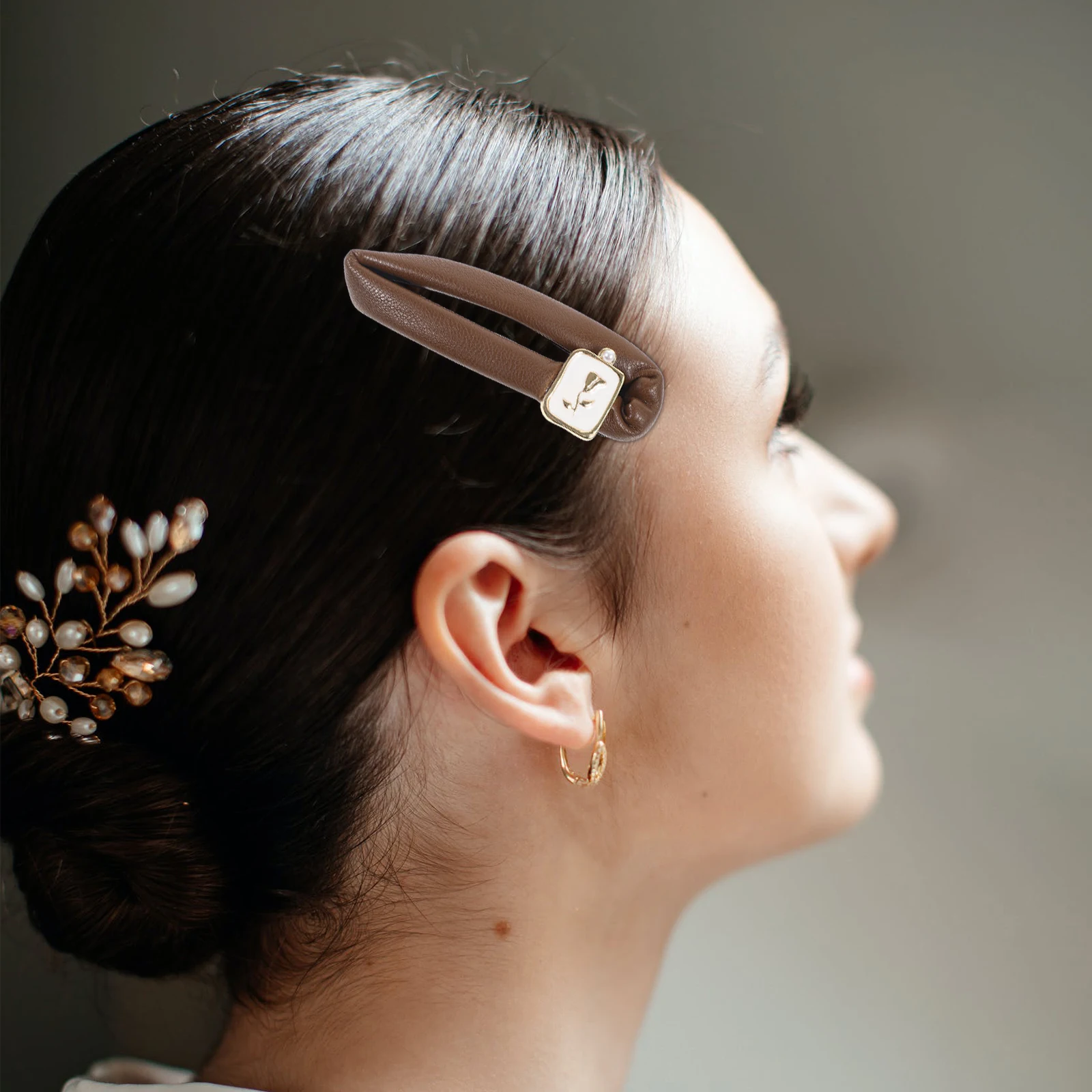 

Clips Kids Flower Barrettes For Girls Baby Lovely Hair Decoration Party Wedding Prom Bridesmaid Flower