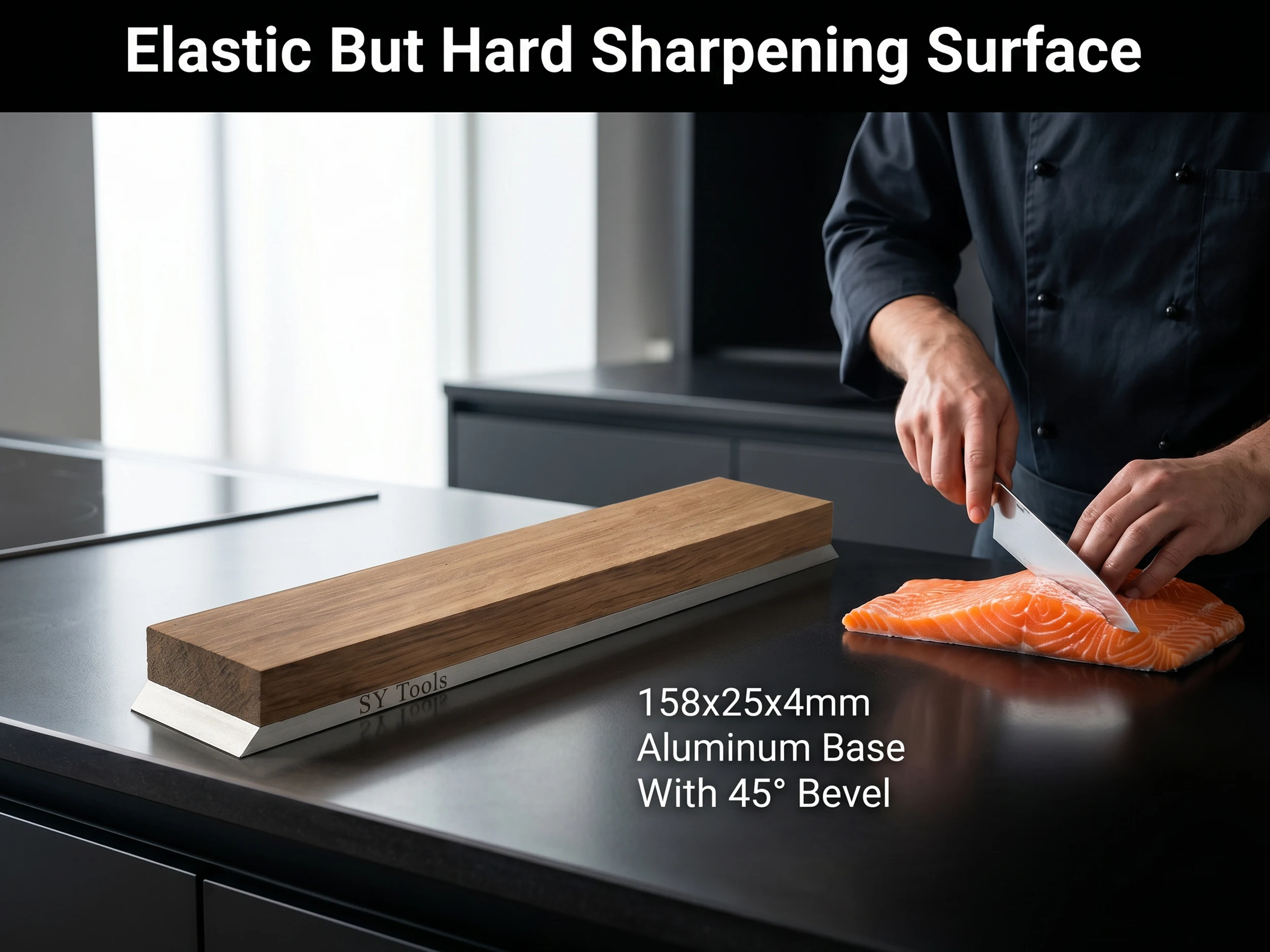 Cowhide Strop 6' X 1' for Sharpening and Polishing Knives Edge Pro Ruixin Pro Tsprof Knife Sharpener view 6